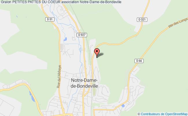 plan association Petites Pattes Du Coeur Notre-Dame-de-Bondeville