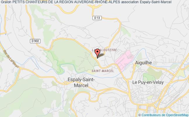 plan association Petits Chanteurs De La RÉgion Auvergne-rhÔne-alpes Espaly-Saint-Marcel