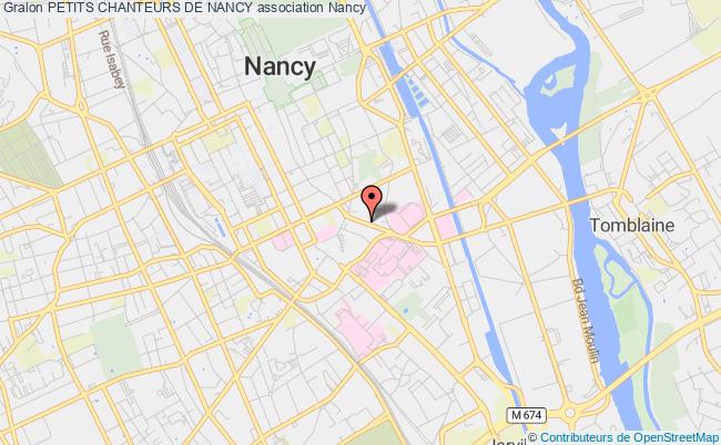 plan association Petits Chanteurs De Nancy Nancy