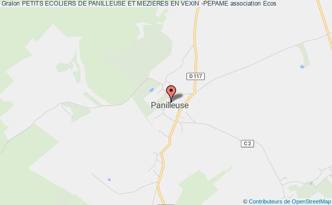 plan association Petits Ecoliers De Panilleuse Et Mezieres En Vexin -pepame Panilleuse