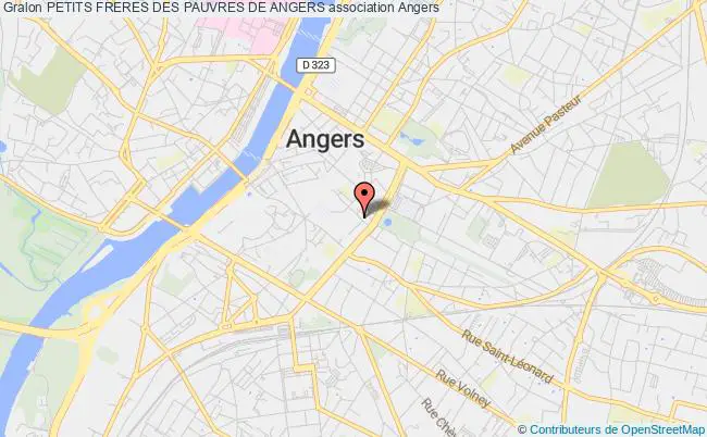 plan association Petits Freres Des Pauvres De Angers Angers