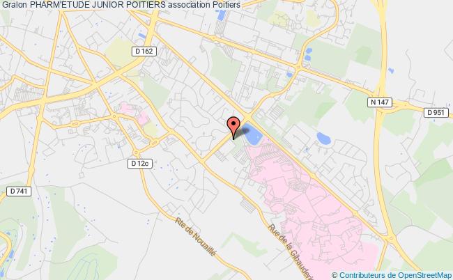 plan association Pharm'etude Junior Poitiers Poitiers
