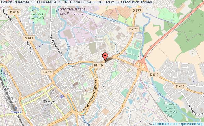 plan association Pharmacie Humanitaire Internationale De Troyes Troyes
