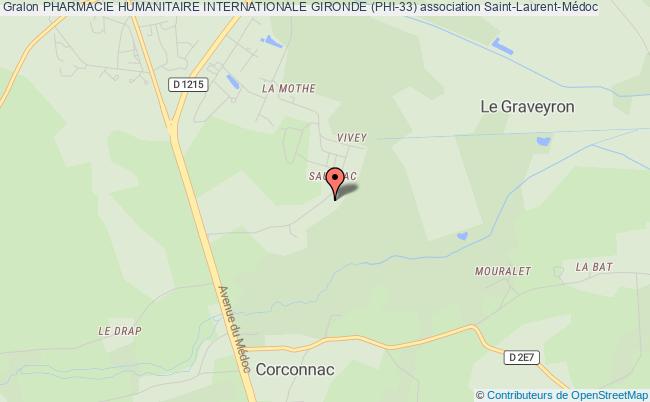 plan association Pharmacie Humanitaire Internationale Gironde (phi-33) Saint-Laurent-Médoc