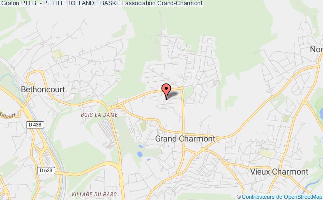 plan association P.h.b. - Petite Hollande Basket Grand-Charmont