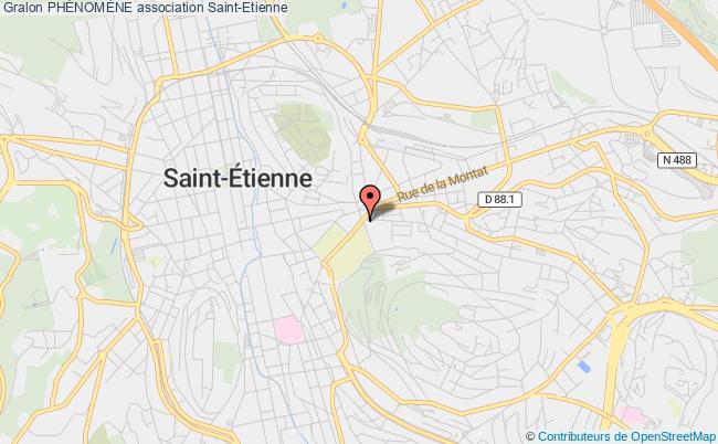 plan association PhÉnomÈne Saint-Étienne