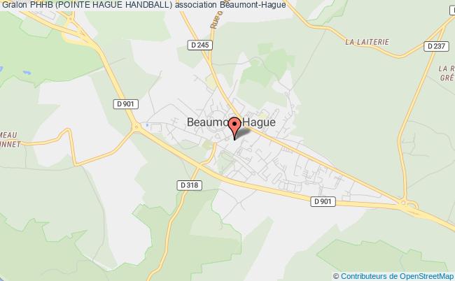 plan association Phhb (pointe Hague Handball) Beaumont-Hague