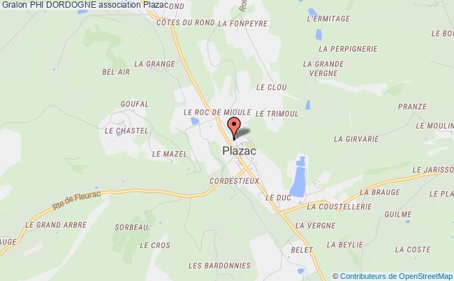 plan association Phi Dordogne Plazac