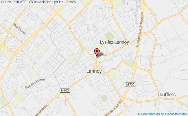 plan association Philatelys Lys-lez-Lannoy