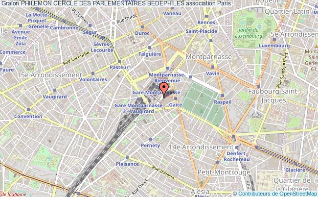 plan association Philemon Cercle Des Parlementaires Bedephiles Paris