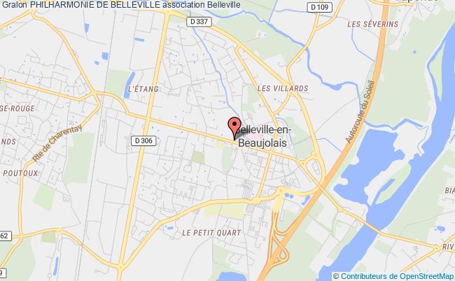 plan association Philharmonie De Belleville Belleville-en-Beaujolais