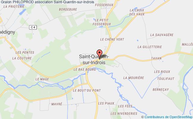 plan association Philoprod Saint-Quentin-sur-Indrois