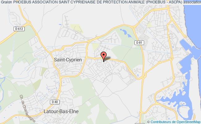 plan association Phoebus Association Saint Cyprienaise De Protection Animale (phoebus - Ascpa) Saint-Cyprien