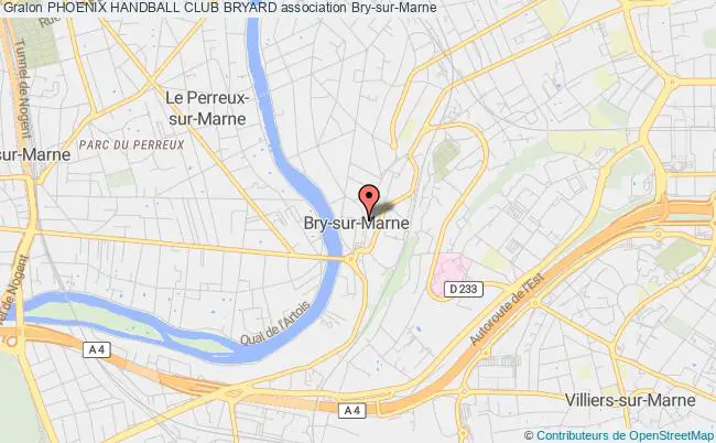 plan association Phoenix Handball Club Bryard Bry-sur-Marne