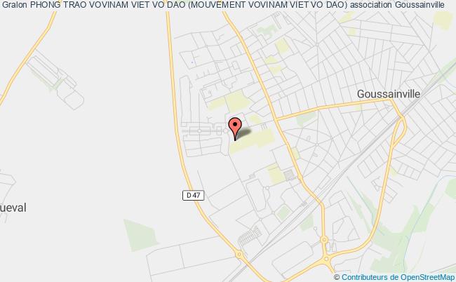 plan association Phong Trao Vovinam Viet Vo Dao (mouvement Vovinam Viet Vo Dao) Goussainville