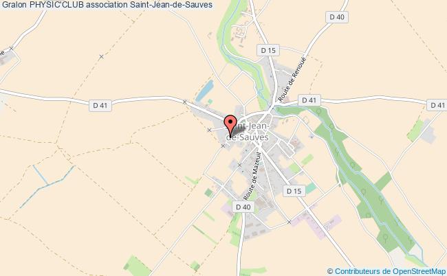 plan association Physic'club Saint-Jean-de-Sauves