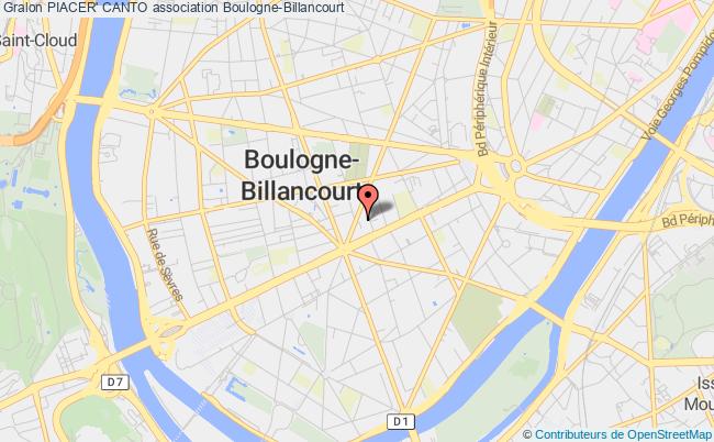 plan association Piacer' Canto Boulogne-Billancourt