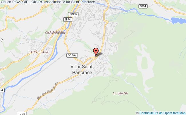 plan association Picardie Loisirs Villar-Saint-Pancrace
