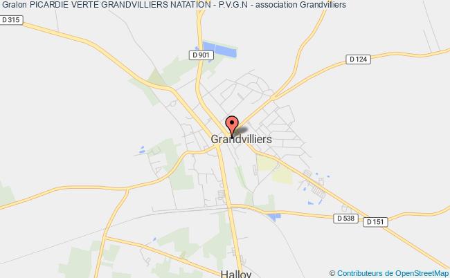 plan association Picardie Verte Grandvilliers Natation - P.v.g.n - Grandvilliers