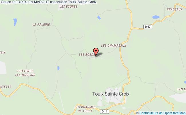 plan association Pierres En Marche Toulx-Sainte-Croix