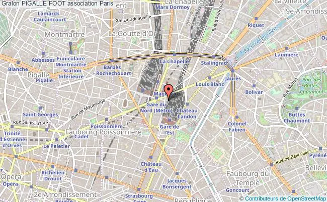 plan association Pigalle Foot Paris