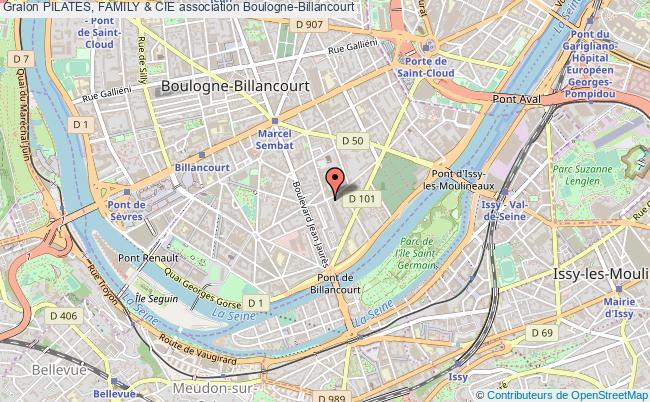 plan association Pilates, Family & Cie Boulogne-Billancourt