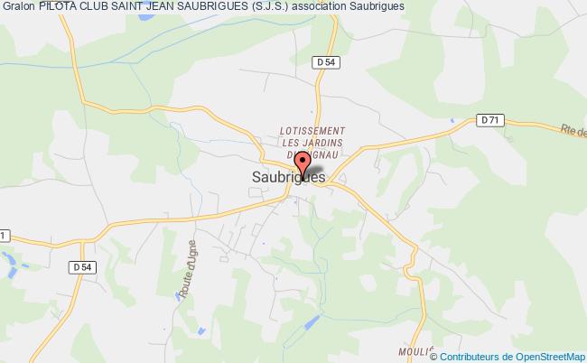 plan association Pilota Club Saint Jean Saubrigues (s.j.s.) Saubrigues