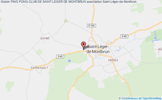 plan association Ping Pong-club De Saint Leger De Montbrun Saint-Léger-de-Montbrun