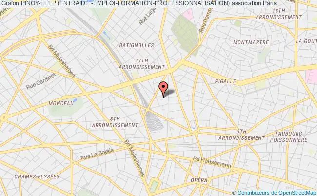 plan association Pinoy-eefp (entraide -emploi-formation-professionnalisation) PARIS
