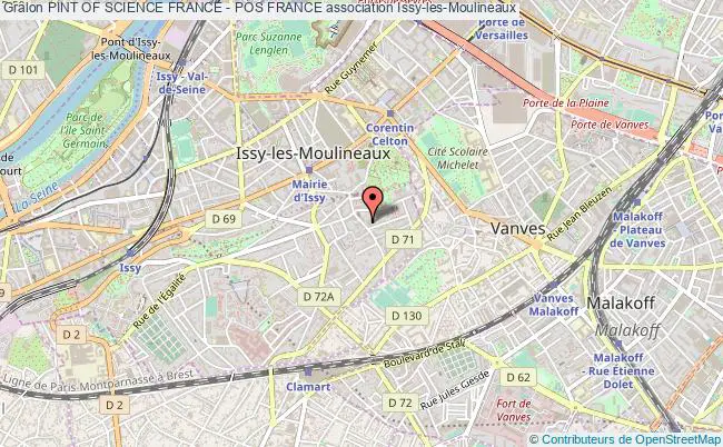plan association Pint Of Science France - Pos France Issy-les-Moulineaux