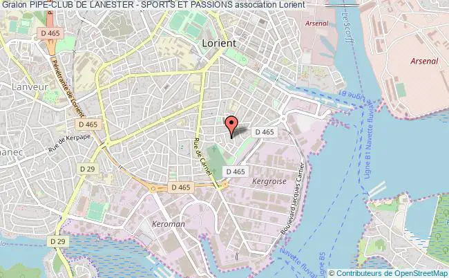 plan association Pipe-club De Lanester - Sports Et Passions Lorient
