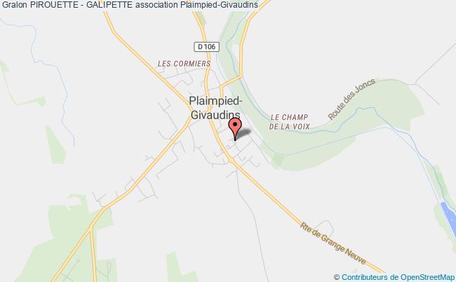 plan association Pirouette - Galipette Plaimpied-Givaudins