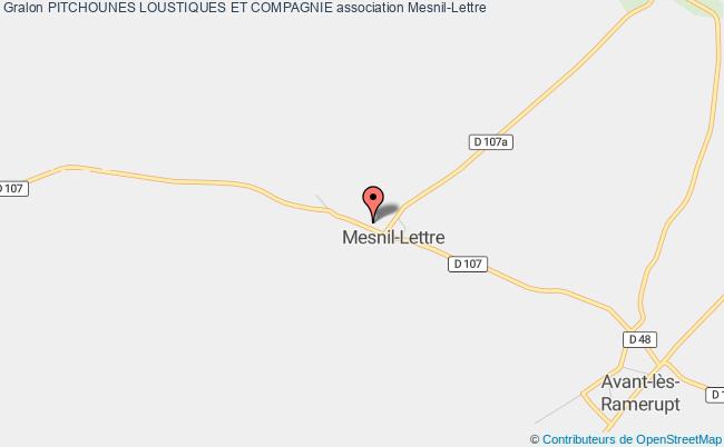 plan association Pitchounes Loustiques Et Compagnie Mesnil-Lettre