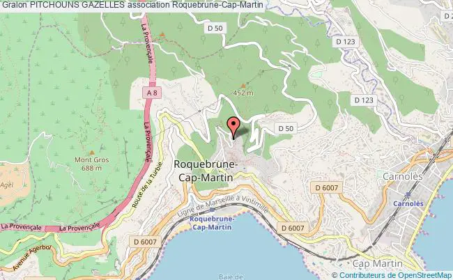 plan association Pitchouns Gazelles Roquebrune-Cap-Martin