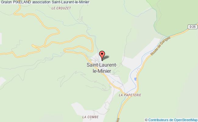plan association Pixeland Saint-Laurent-le-Minier