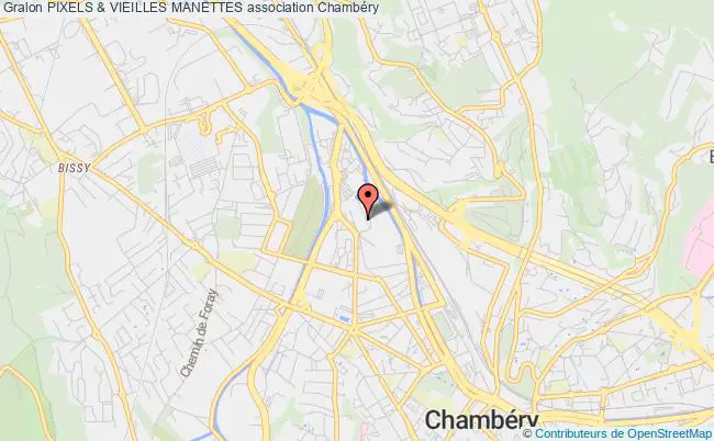 plan association Pixels & Vieilles Manettes Chambéry
