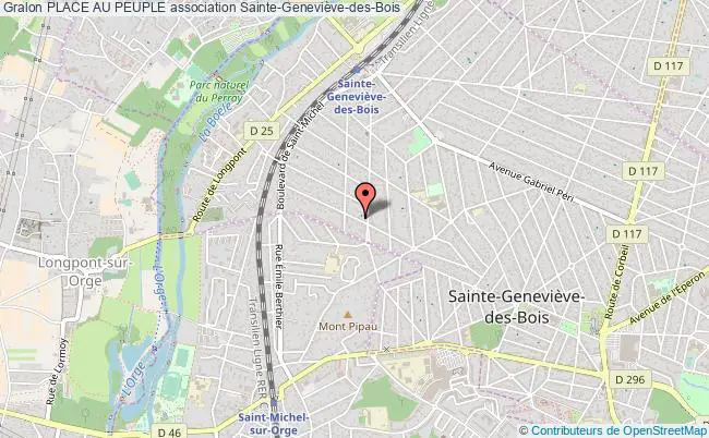 plan association Place Au Peuple Sainte-Geneviève-des-Bois