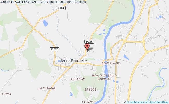 plan association PlacÉ Football Club Saint-Baudelle