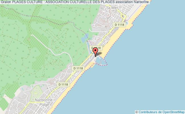 plan association Plages Culture : Association Culturelle Des Plages Narbonne