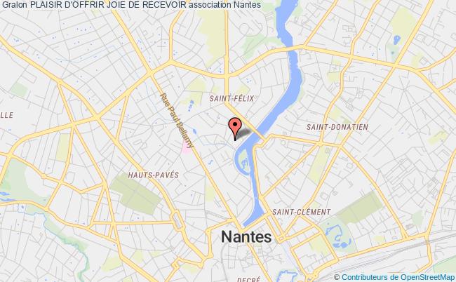 plan association Plaisir D'offrir Joie De Recevoir Nantes