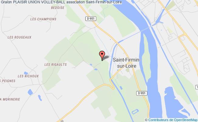 plan association Plaisir Union Volley-ball Saint-Firmin-sur-Loire