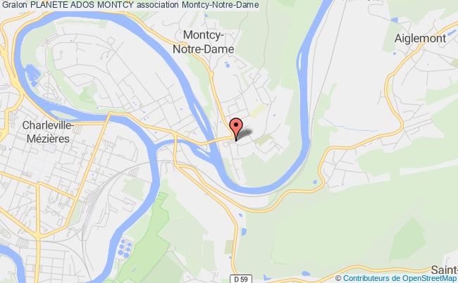 plan association Planete Ados Montcy Montcy-Notre-Dame