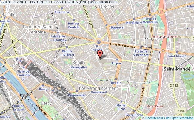 plan association Planete Nature Et Cosmetiques (pnc) Paris 12e