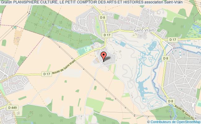 plan association Planisphere Culture, Le Petit Comptoir Des Arts Et Histoires Saint-Vrain