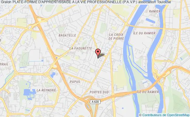 plan association Plate-forme D'apprentissage A La Vie Professionnelle (p.a.v.p.) Toulouse
