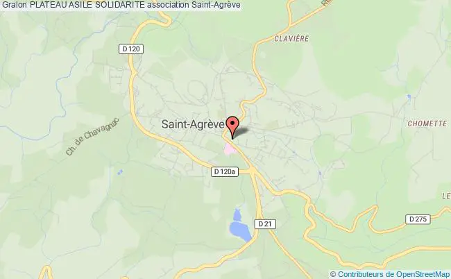 plan association Plateau Asile Solidarite Saint-Agrève