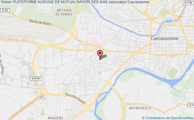 plan association Plateforme Audoise De Mutualisation Des Siae Carcassonne