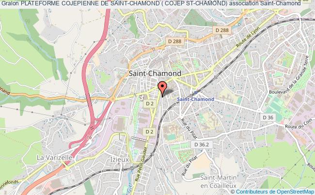 plan association Plateforme Cojepienne De Saint-chamond ( Cojep St-chamond) Saint-Chamond