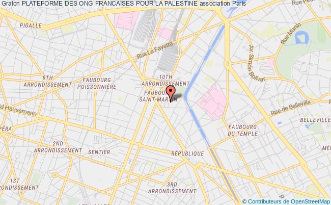 plan association Plateforme Des Ong Francaises Pour La Palestine Paris