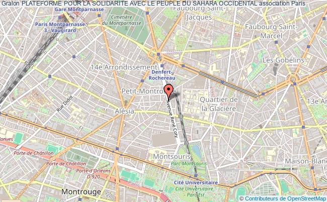 PLATEFORME POUR LA SOLIDARITE AVEC LE PEUPLE DU SAHARA OCCIDENTAL